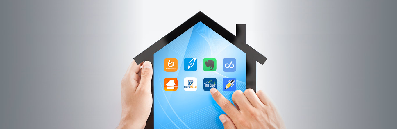 Useful apps house shaped tablet displaying apps